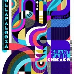 Chicago, IL Lollapalooza - 2018 Jessie Unterhalter Katey Truhn Poster Chicago Print