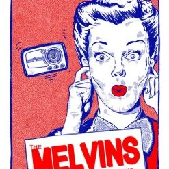 Melvins - 2018 Fugscreens Studios Poster Oslo, Norway Gig Posters