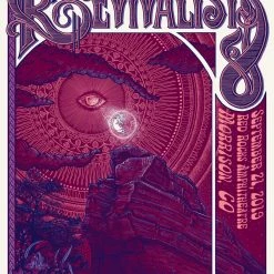 The Revivalists - 2019 Max Wesoloski Poster Morrison, CO Red Rocks Amphitheatre Colorado