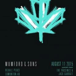 Sold Out Posters Mumford & Sons - 2015 Poster Edmonton, AB Rexall Place