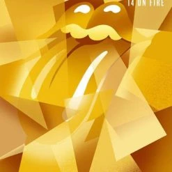 Sold Out Posters Gig Posters Rolling Stones - 2014 Official Poster Abu Dhabi Du Arena