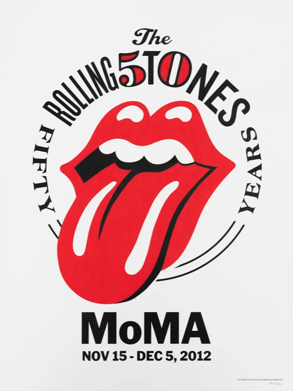 Sold Out Posters Gig Posters Rolling Stones - 2012 Official Poster MoMA 50th Anniversary 3 Sold Out Posters Gig Posters Rolling Stones - 2012 Official Poster MoMA 50th Anniversary